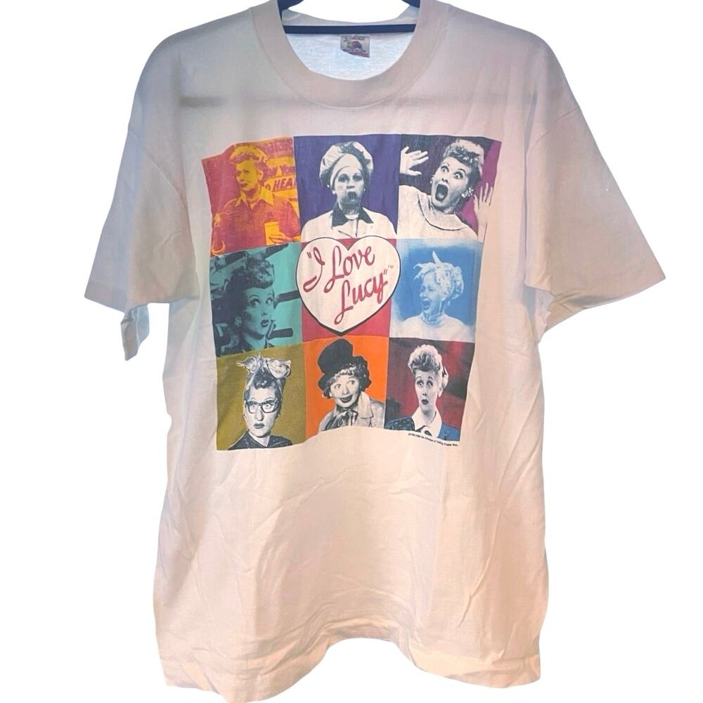 Vintage 90s I Love Lucy Lucille Ball 1992 Single Stitch Shirt Adult Large
